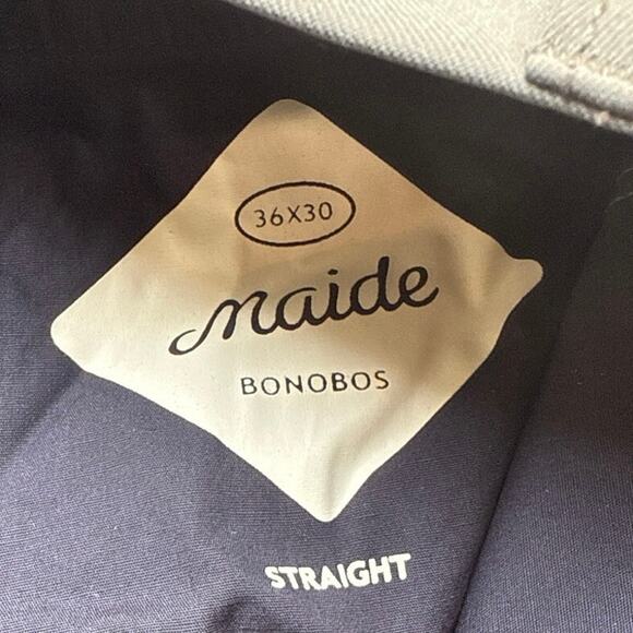 Men’s Gray Bonobos Highland Straight Leg Golf Pant Size 36x30 - Picture 3 of 6